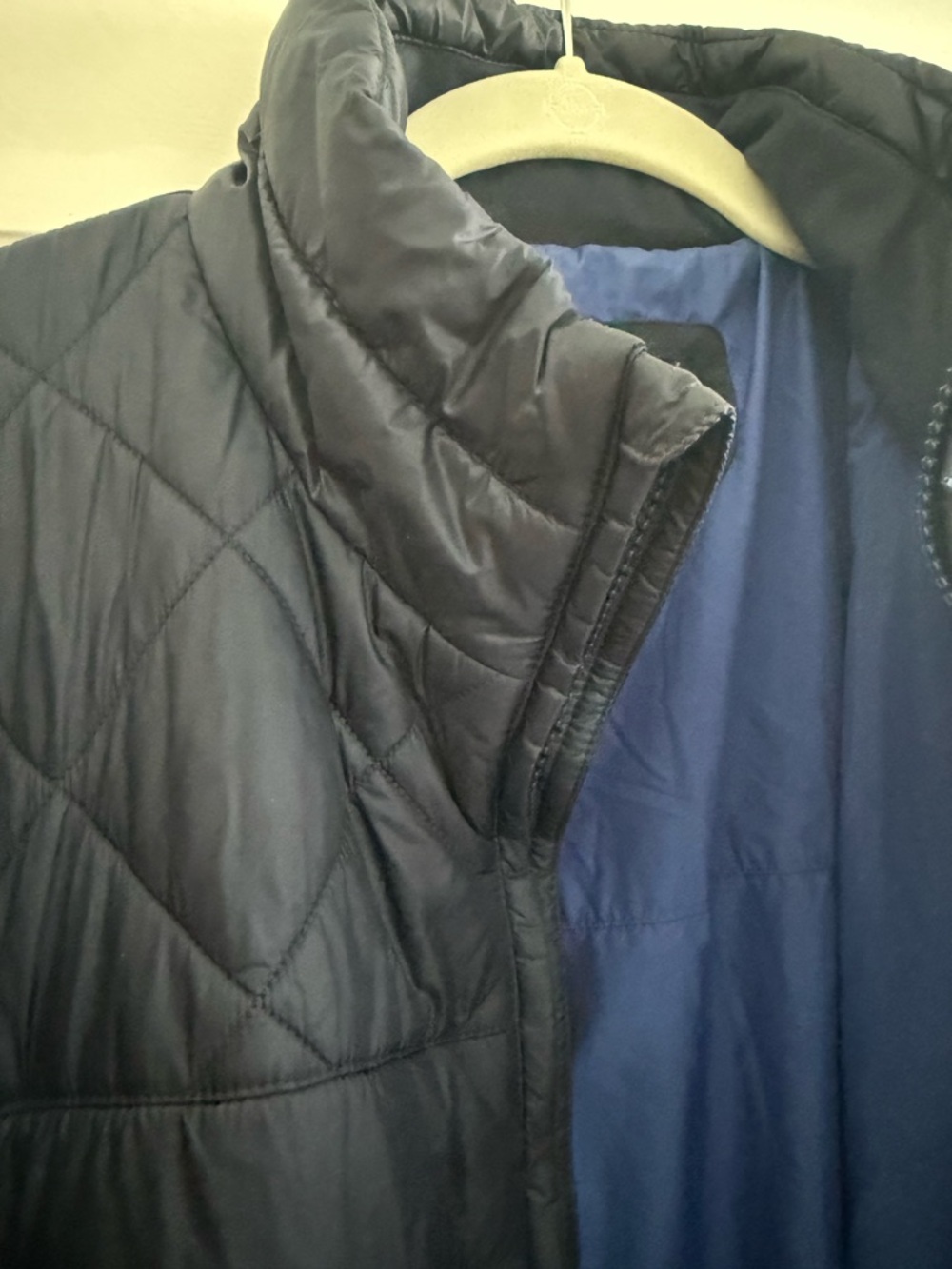 Patagonia Radalie Women's Navy Quilted Long Puffer Coat XL - Picture 9 of 14